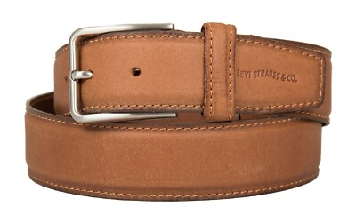 Gürtel Mann Leder LEVI'S Artikel 225280 HEAVY STITCH BOMBAY LEATHER Höhe cm. 4