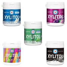 Lotte XYLITOL Gum Bottle 143g 5 types flavor Japanese food from Japan