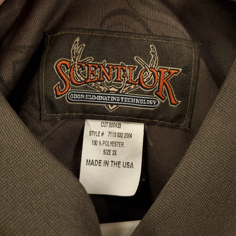 Scentlok Shirt Mens 2XL Advantage Max 4 HD Camo Odor Eliminating Hunting Savanna - Image 2 of 4