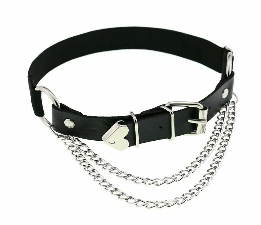 Gargantilla Collar Colgante Collar y Cadenas Premium Alta Calidad Elástico Ajustable Foto 2 de 4