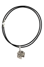 Schnauzer I - Dog necklace, silver-plated pendant for the dog lover, subtle jewe