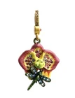 JAY STRONGWATER CHARM ORCHID DALIA DRAGONFLY SWAROVSKI CRYSTALS NEW NO BOX