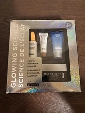 Dr. Brandt Glowing Science 4 pc Set Renew Revitalize Luminize Anti-Aging