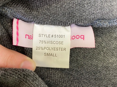 Minifalda gris con dobladillo crudo Urban Outfitters Pookie & Sebastian talla pequeña para mujer - Imagen 4 de 7