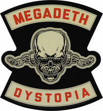 Sticker - Megadeth Dystopia Skull Logo Heavy Metal Music Band 4.75" Decal 5776