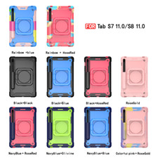 Tablet Case Shockproof Stand Cover For Samsung Galaxy Tab S7 FE S8 Plus 11 12.4"