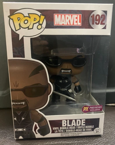 Funko Pop! Figura Vinilo Marvel Hoja #192 PX Previews Exclusivo Wesley Snipes