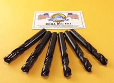 3/8" Stubby Bit Machine Screw Length Stub Bit Life Warranty 6 Pc Drill Hog USA