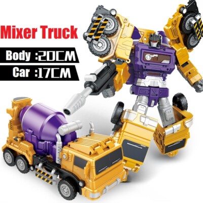 Verformung Mixer Truck Combiner Action Figure Engineering Devastator Spielzeug