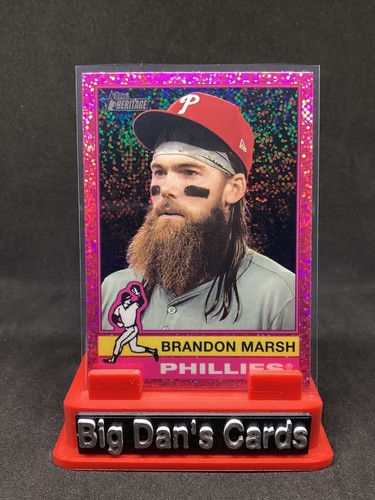 2025 Topps Heritage CHROME REFRACTORS **You Pick** BLUE, PINK SPARKLE, SILVER - Picture 16 of 31