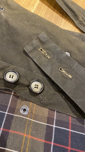 Barbour Herren Classic Sylkoil Stud On Leggings Oliv. Langes Bein Größe M. - Bild 7 von 12