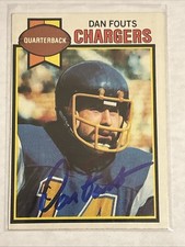 1979 Topps - Dan Fouts #387 autograph San Diego Chargers HOF