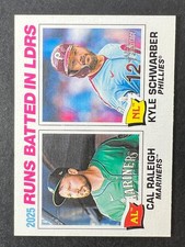2026 Topps Heritage RBI Leaders Raleigh Schwarber #3