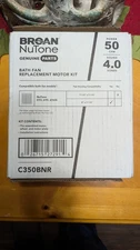 Broan-NuTone C350BNR Replacement Bath Fan Motor Kit 50CFM 4.0 Sones 696N "B"