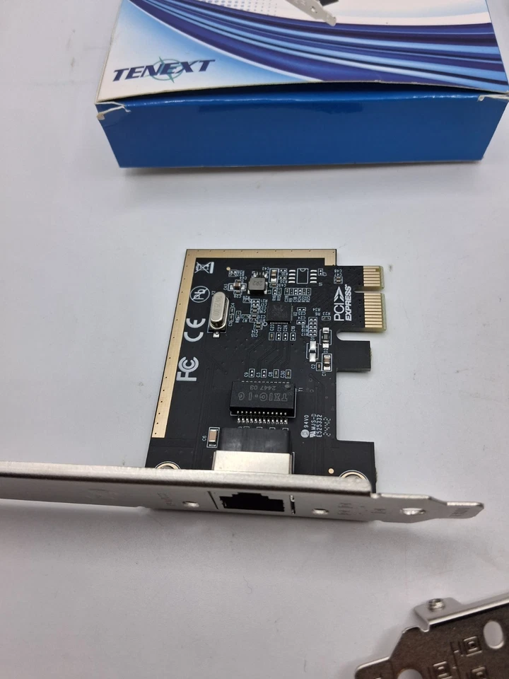 Realtek Chipset Gigabit PCI Express Ethernet Network Interface Card with Low ... - Image 3 of 4