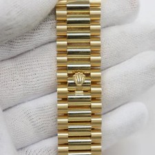 Rolex Day-Date 40mm 228238 President 18K Yellow Gold Champagne Stick Dial Watch 5