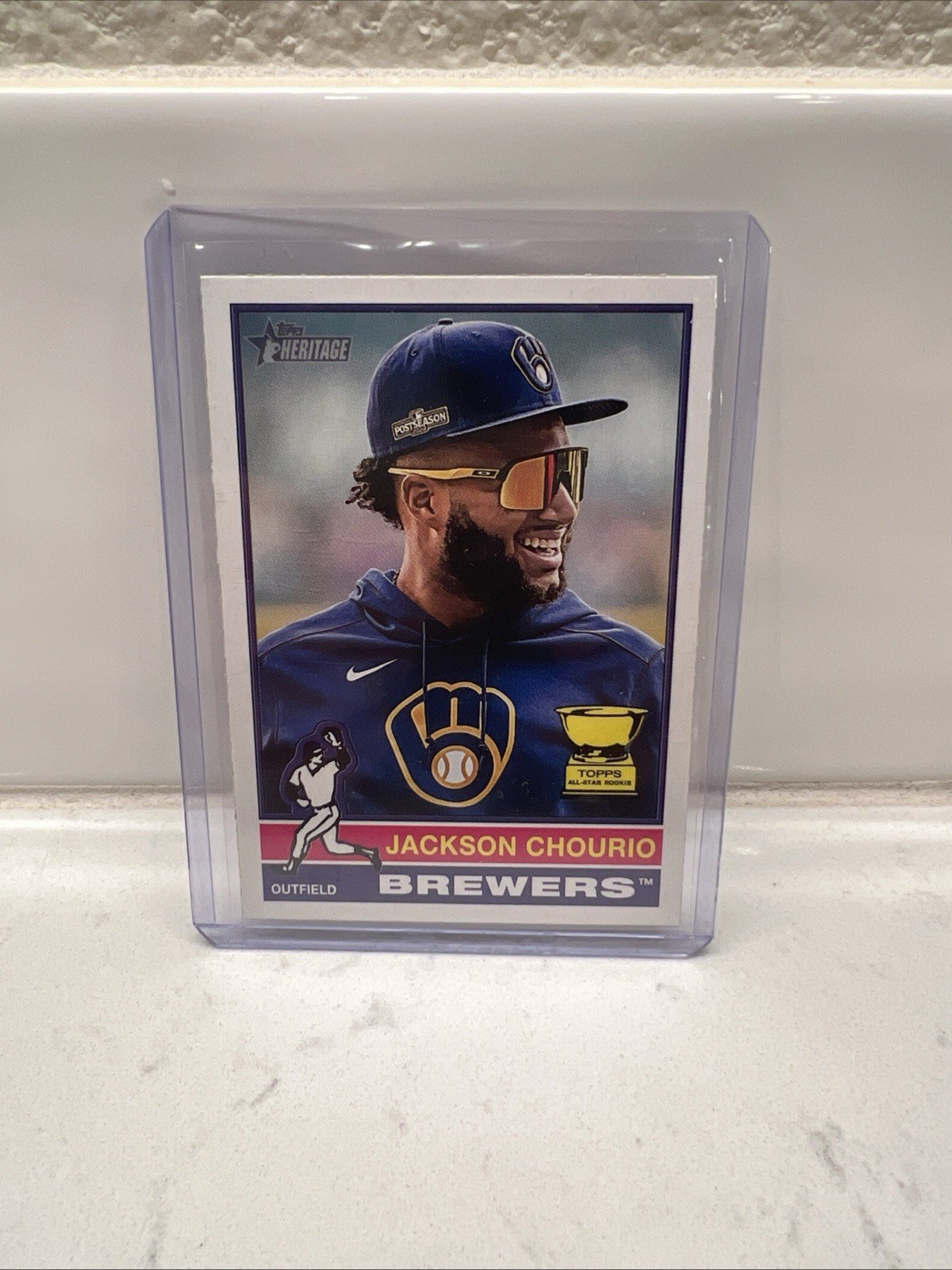 2025 Topps Heritage Jackson Chourio #106 Image Variation