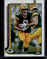 2025 Topps Chrome #110 Josh Jacobs Refractor