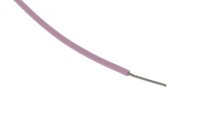 PrzewóD Do UrząDzeń Ptfe Ptfe RóżOwy, 25M 0,34 Mm² 19/0,15 Mm, 600 V, -75 → +200
