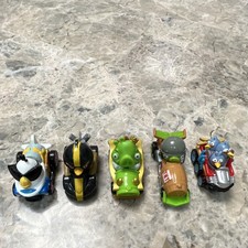 Rovio Angry Birds Diecast Toy Cars Lot of 5 Multicolor Plastic