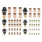 58 PCS Manual Rivet Nut Kit M3 M4 M5 M6 M8 M10 for Industrial Metal Repair