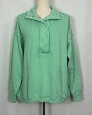 Aerie Women s Oversized Getaway Quarter Snap Sweatshirt S