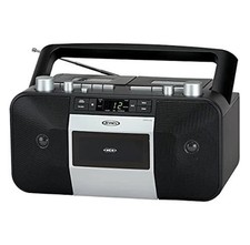 Jensen Music System with CD/MP3 Dual Cassette Player Recorder