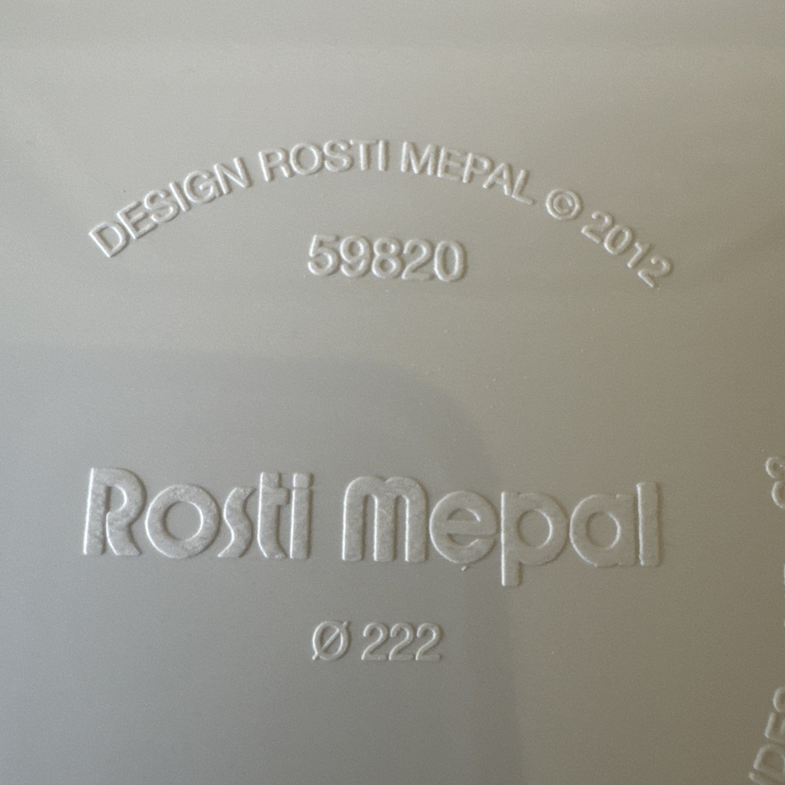 Rare Rosti Mepal Denmark VTG 20PC Picnic Dinner Set -Tropical Theme