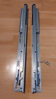 IKEA Blum TANDEMBOX Korpusschienen 558.500-01B48 500mm IKEA Küche Auszüge li+re