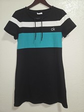Calvin Klein Women Black Casual Dress Size Large (41)