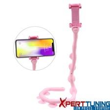 1PC Flexible Lazy Bracket Mobile Phone Stand Holder Bed Desktop Pink