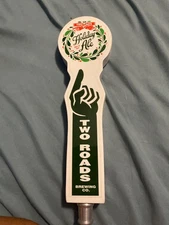 two roads holiday ale tap handle