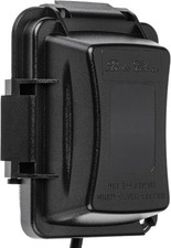 Bates- Outdoor Outlet Cover Weatherproof, Black 1-Gang 1 Pack,