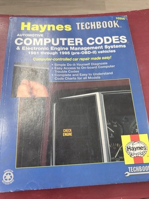 Automotive Computer Codes : Electronic Engine Management Systems by John Haynes