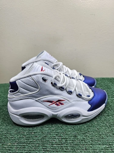 Reebok QUESTION MID 'Blue Toe' Men's Size 9 GX0227