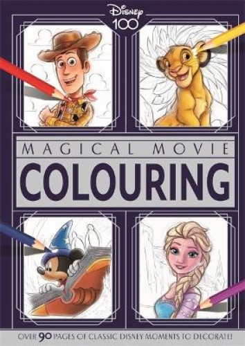 Disney D100: Magical Movie Colouring by Walt Disney [Paperback]