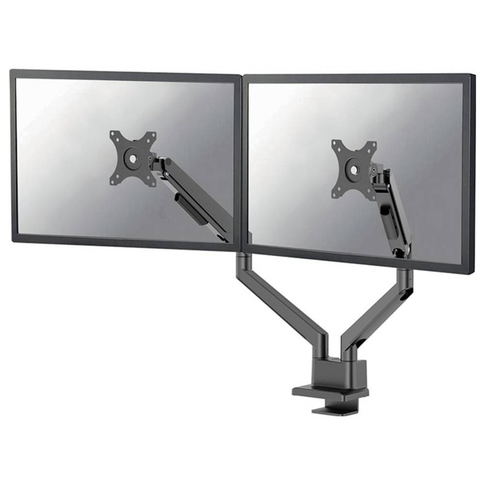 Support de table Neomounts DS70-250BL2 pour double écran de 17" idéal pour le télétravail efficace