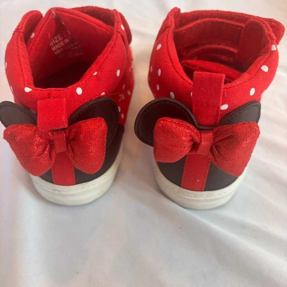 Zapatillas GAP rojas a lunares para niños Foto 2 de 4