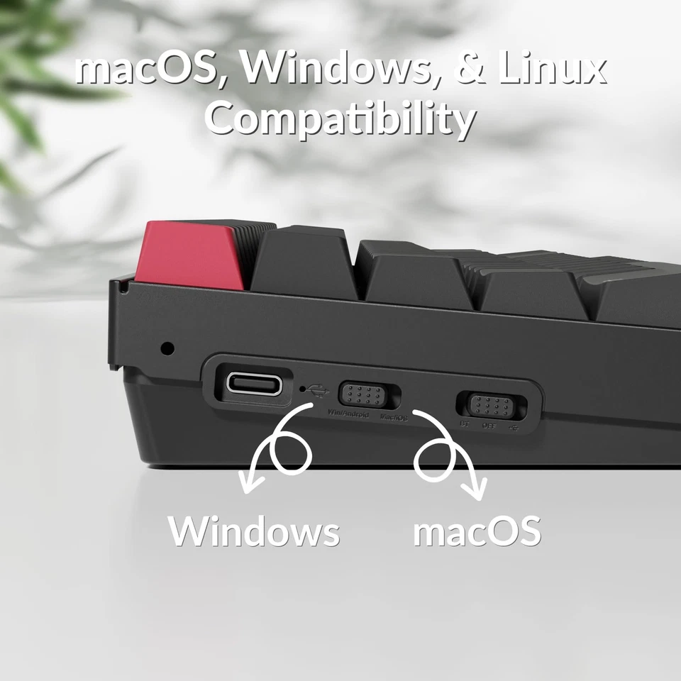 K2 75% Layout QMK Wireless and Wired Options Mechanical Keyboard with Super B... - Image 3 of 4