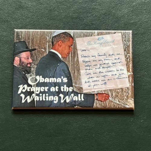6 Diff Jewish Americans for Barack Obama Pro-Israel Zionists Jewish Button Set - Picture 8 of 13