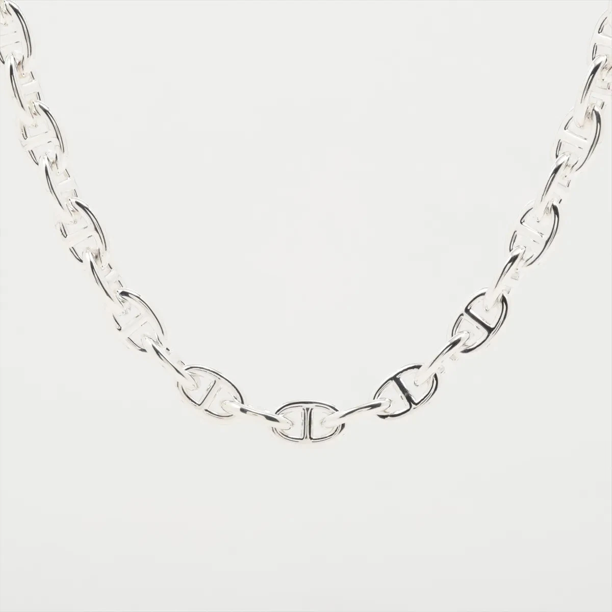 Collana Hermès Chaîne d'Ancre PM 43 cornici argento 925 73 0 g