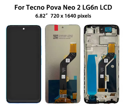 LCD Display Screen Touch Digitizer Assembly For Tecno Pova Neo 2 LG6n Replacemen