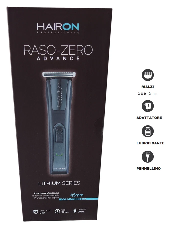 AXIMA TOSATRICE PROFESSIONALE RASATURA BARBA E CAPELLI RASO ZERO ADVANCE HAIRON