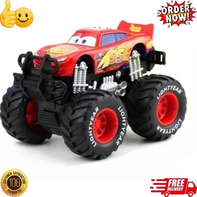Disney Pixar Cars Toy Red Lightning McQueen Metal Mode Monster Truck Boys Gift