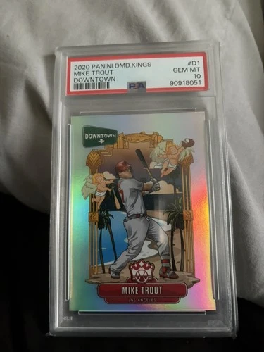 2020 Panini Diamond Kings Mike Trout Downtown PSA 10 #D1