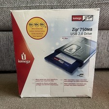 NEW Iomega Zip drive 750 MB External Drive USB 2.0 PC MAC