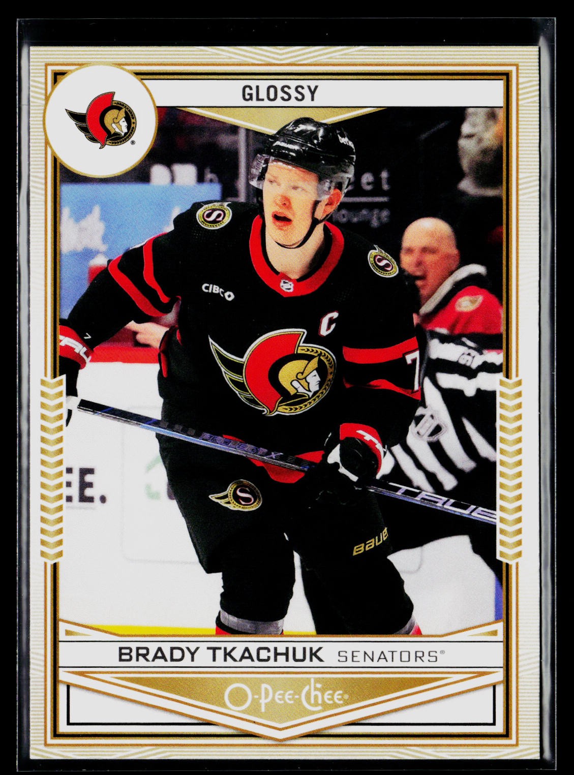 2024-25 Upper Deck #OG-2 Brady Tkachuk O-Pee-Chee Glossy Gold