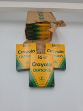 Vintage 1988 Crayola Crayons 16ct Box LOT of 11 Boxes MINT NOS