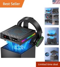 Auto-Adjust RGB Cooling System for Xbox Series X with USB Hub  Headset Hook