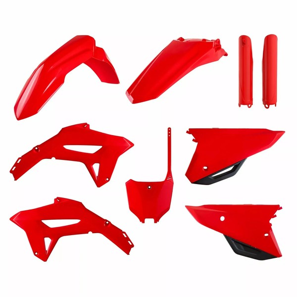 Kunststoff Verkleidung Kit Komplett Rot Polisport Honda Crf 450-250 91054-image